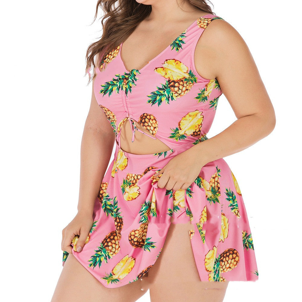 Plus size Women's one-piece swimsuit