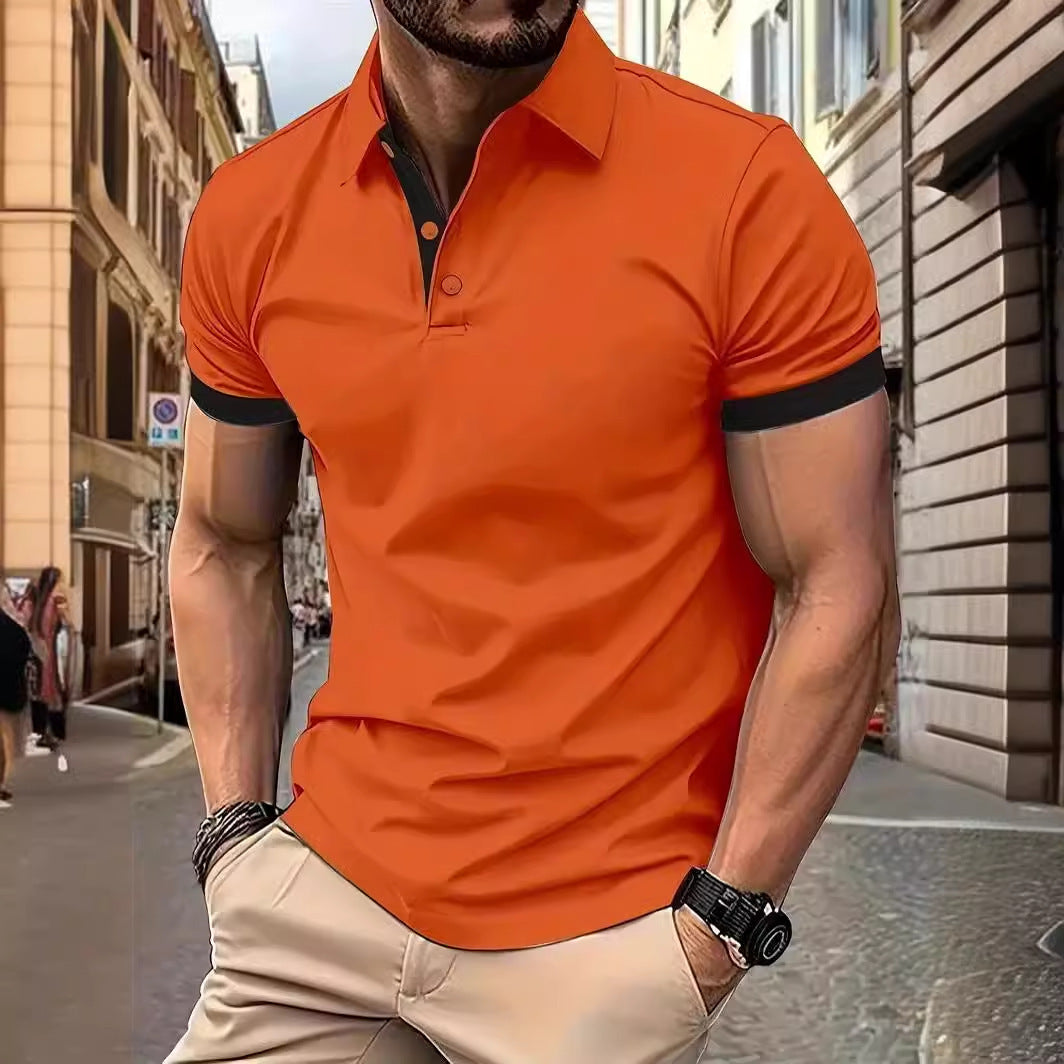 Men's Short Sleeve Casual Polo Shirts