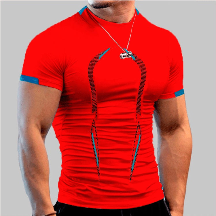 Breathable Short-sleeved Sports T-shirt