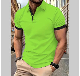 Men's Short Sleeve Casual Polo Shirts