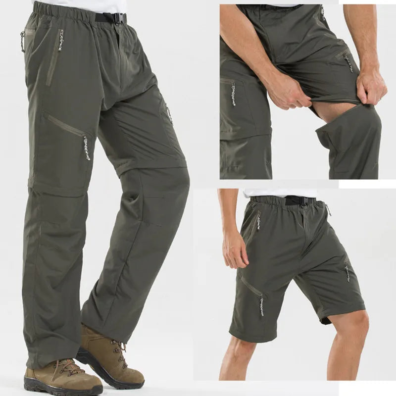 Summer Quick Dry Tactical Pants Hiking Sport Trousers