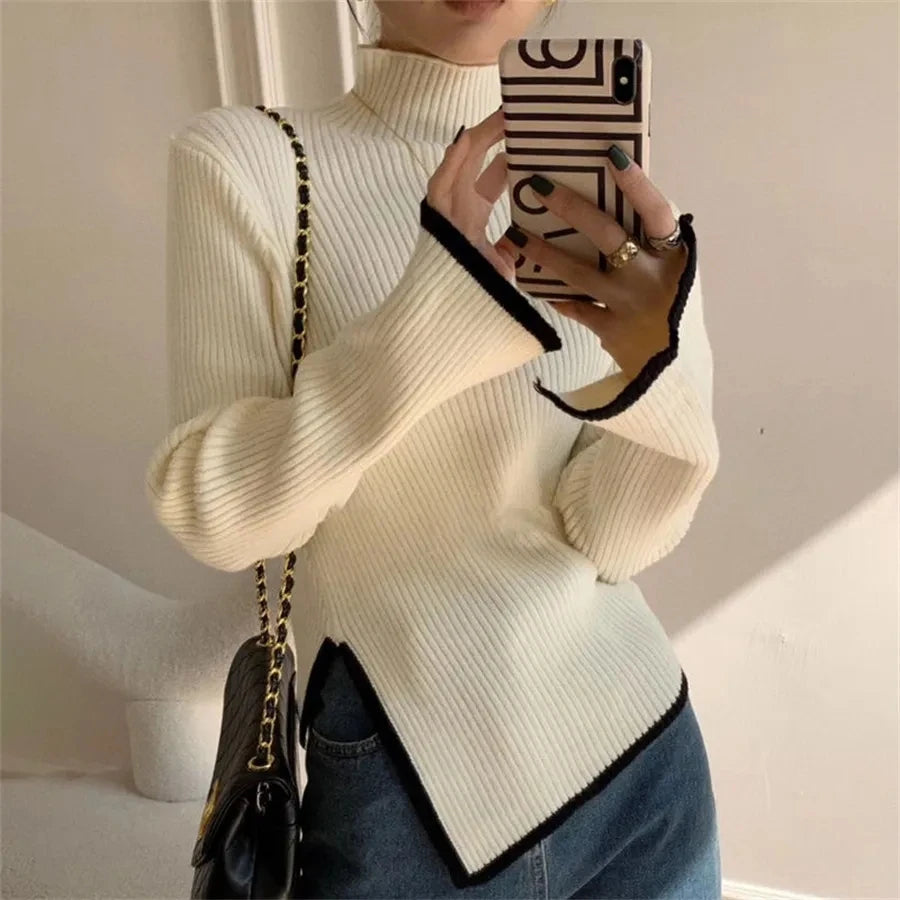 Women's Turtleneck Pullover Sweater