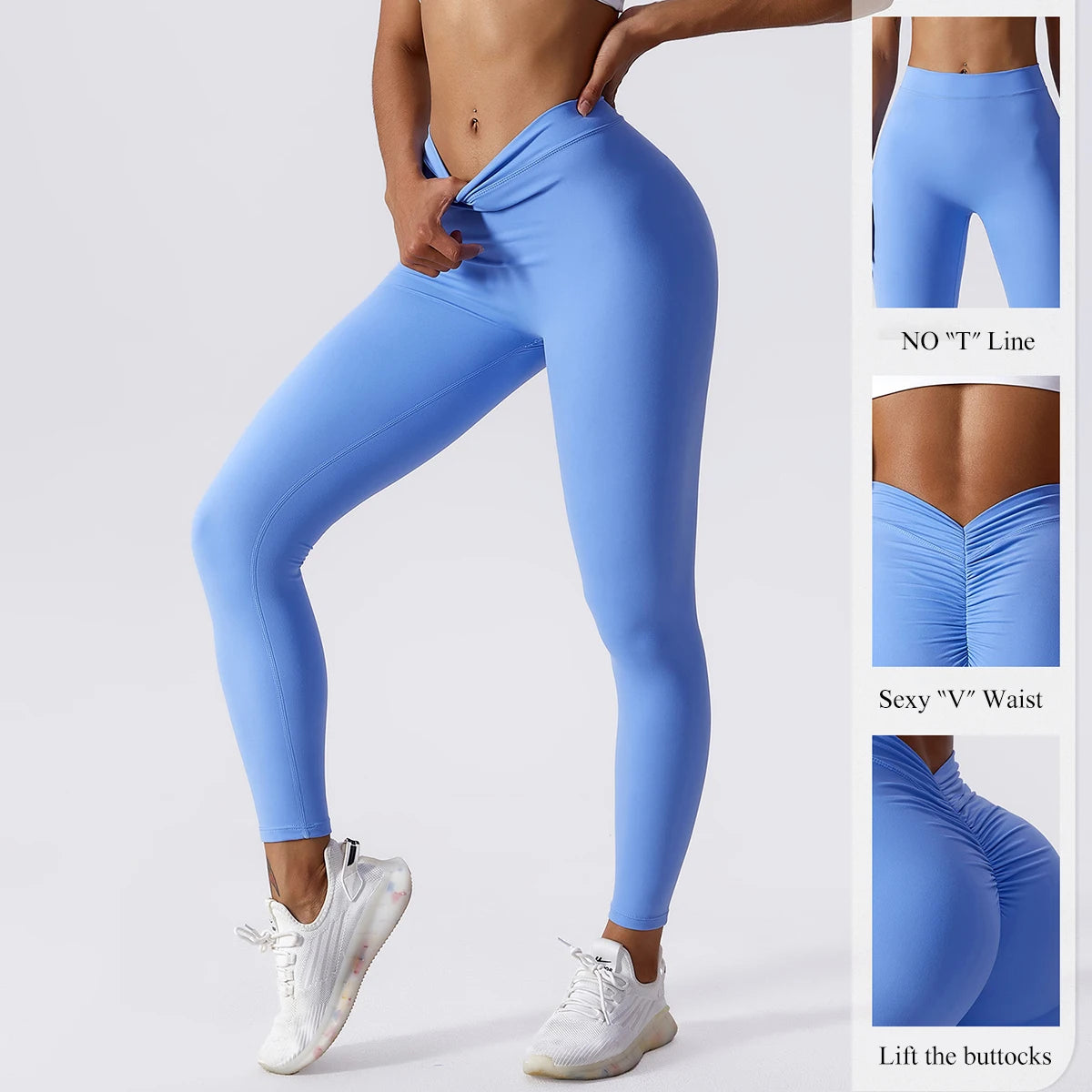 V Waist Push Up Leggings