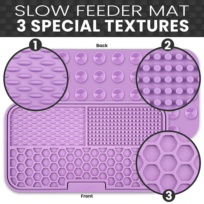 Silicone Slow Feeding Mat for Cats and Dogs