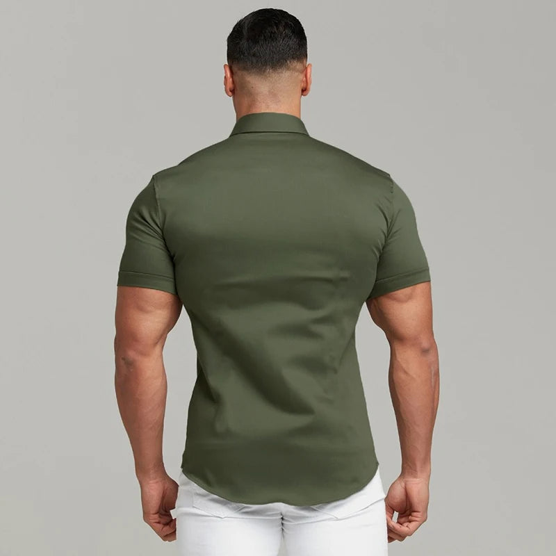 Super Slim Fit Short Sleeve Shirts