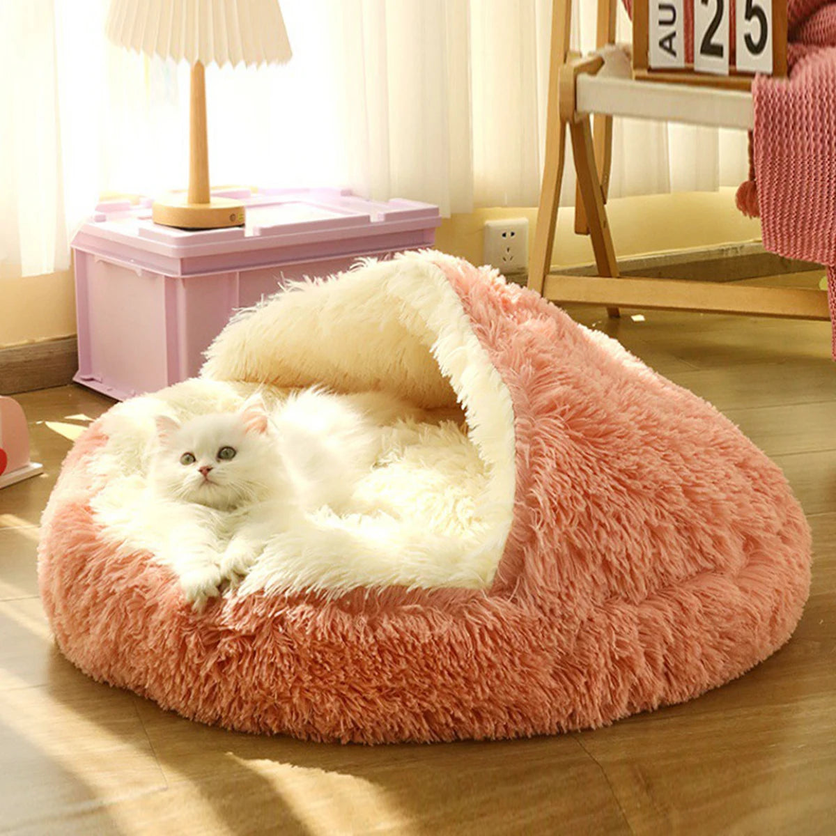 Cozy Round Cushion for Your Feline Friend