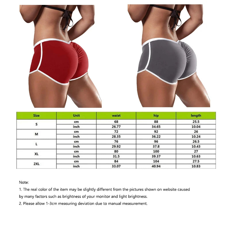 Women's Low Waist Sport Shorts