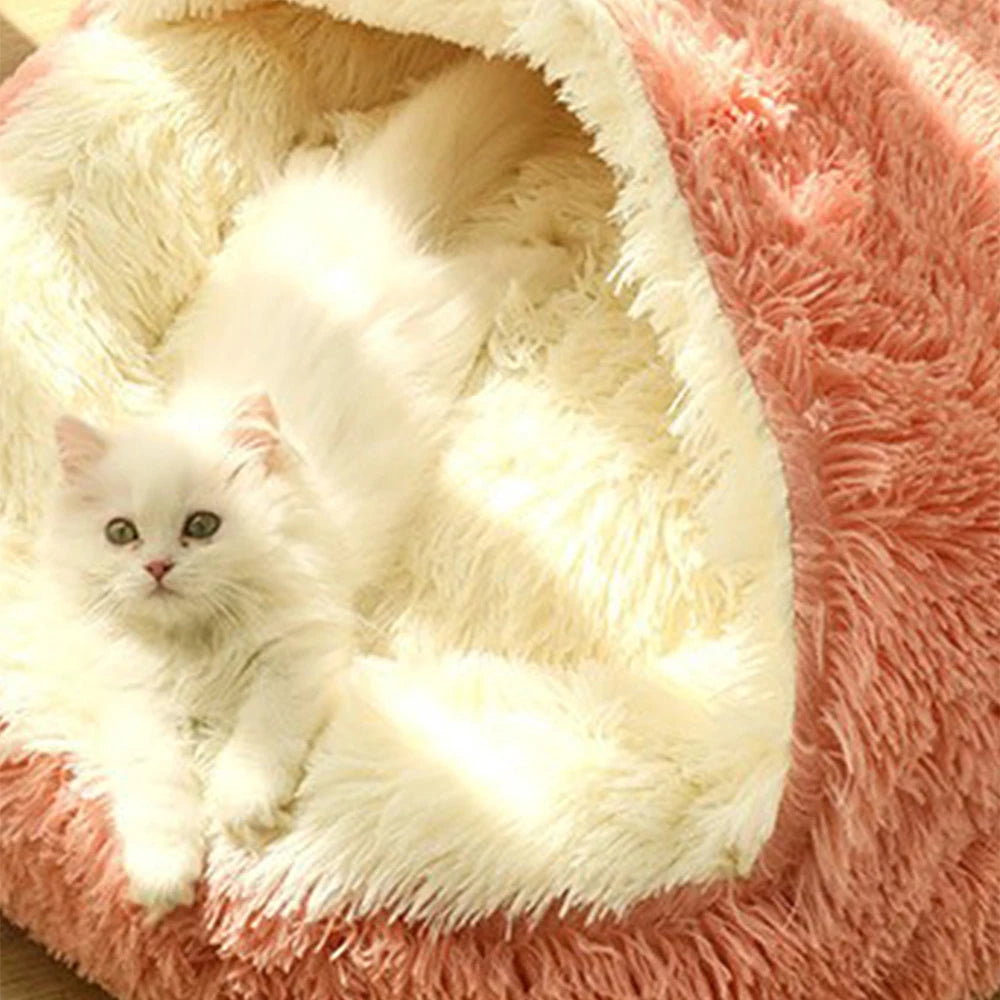 Cozy Round Cushion for Your Feline Friend