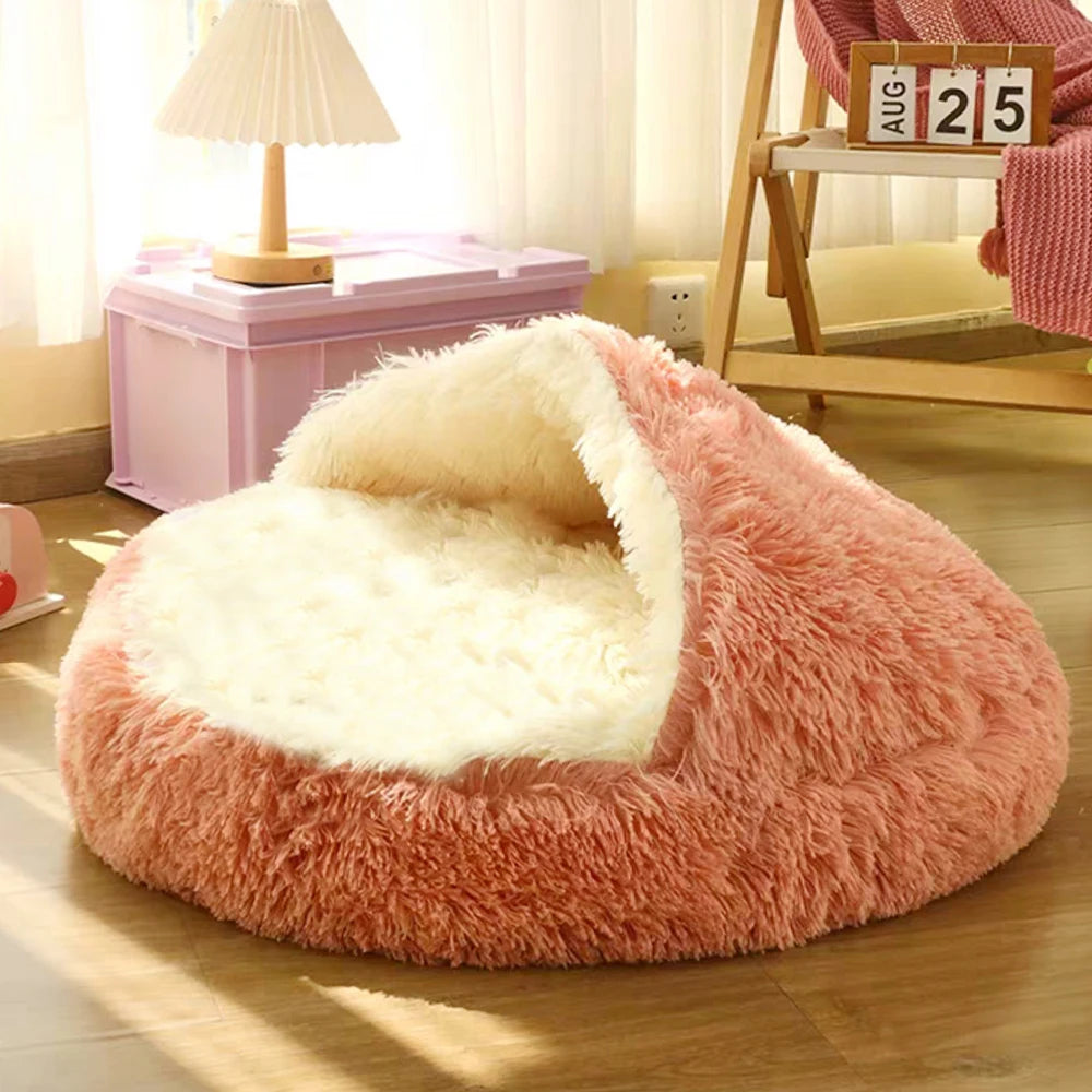 Cozy Round Cushion for Your Feline Friend