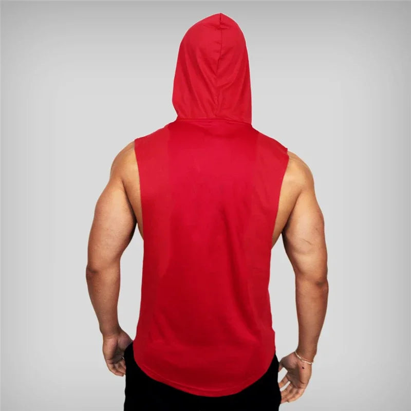 Muscle Fitness Hooded Tank Top