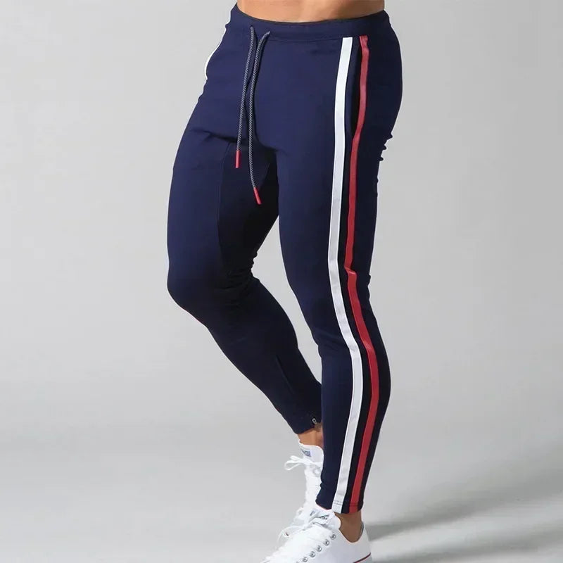 Men's Striped Sweatpants