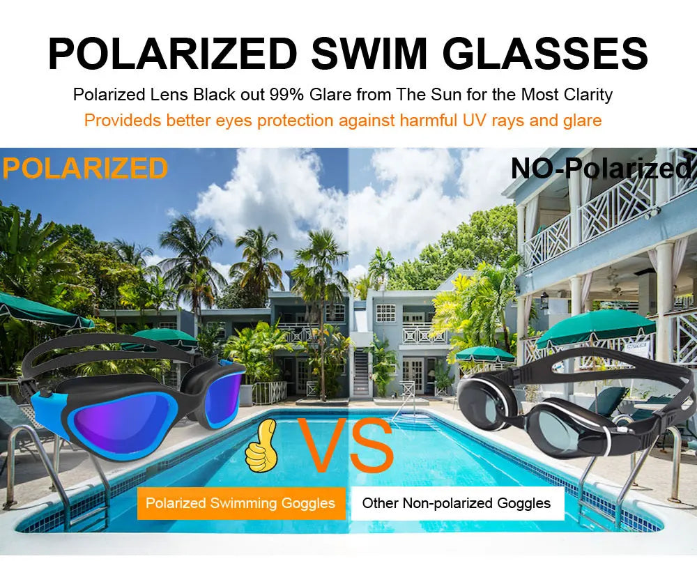 Polarized UV Protection Professional Swimming Goggles