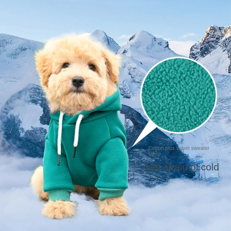 Warm Fleece Small & Medium Pet Dog Hoodie Vest