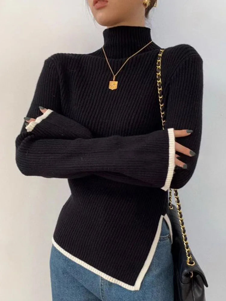 Women's Turtleneck Pullover Sweater