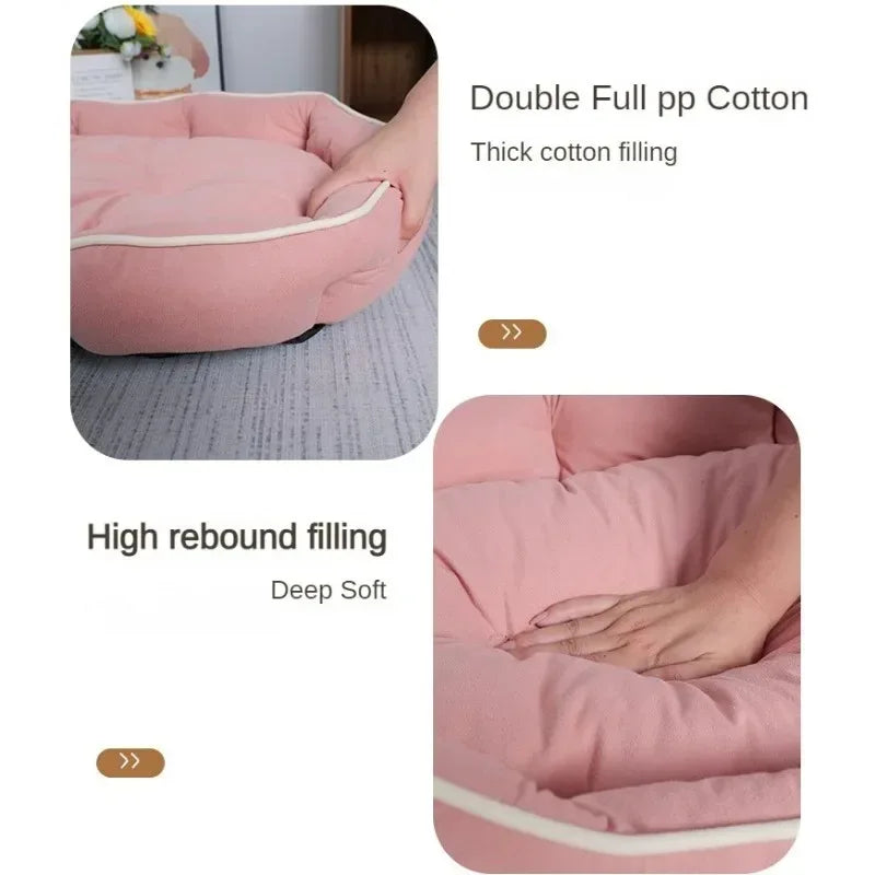 Premium Fluffy Dog Sofa Bed