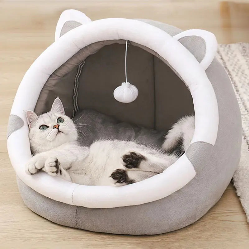 Cozy Cat Bed Tent for Small & Large Cats