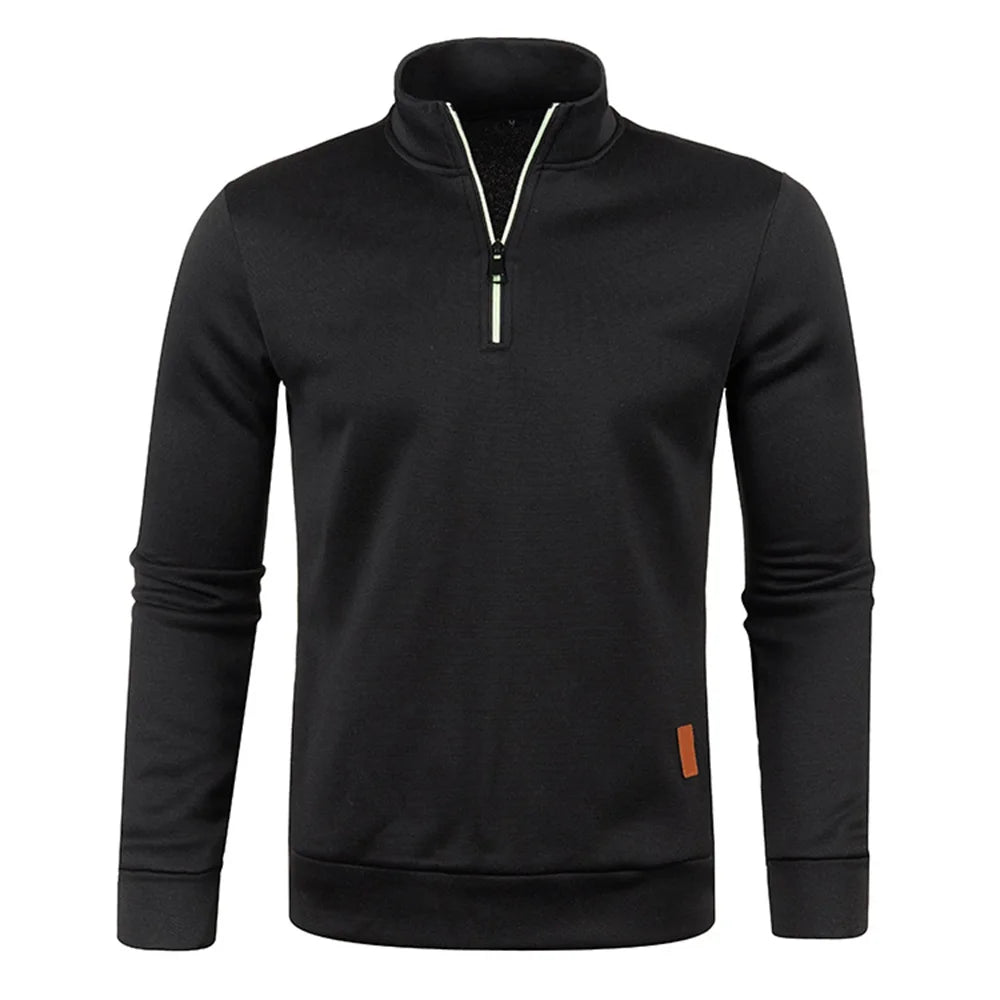 Thicker Spring Half Zip Pullover