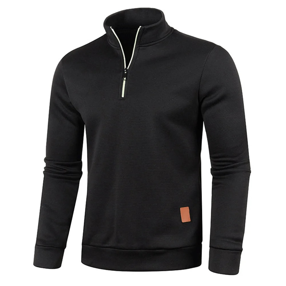 Thicker Spring Half Zip Pullover