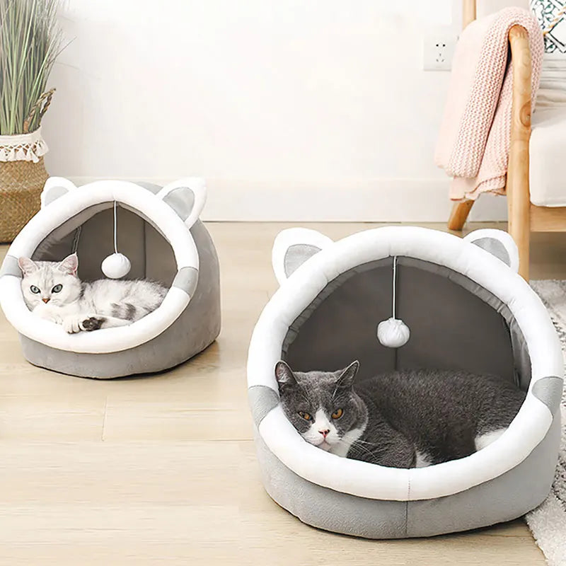 Cozy Cat Bed Tent for Small & Large Cats