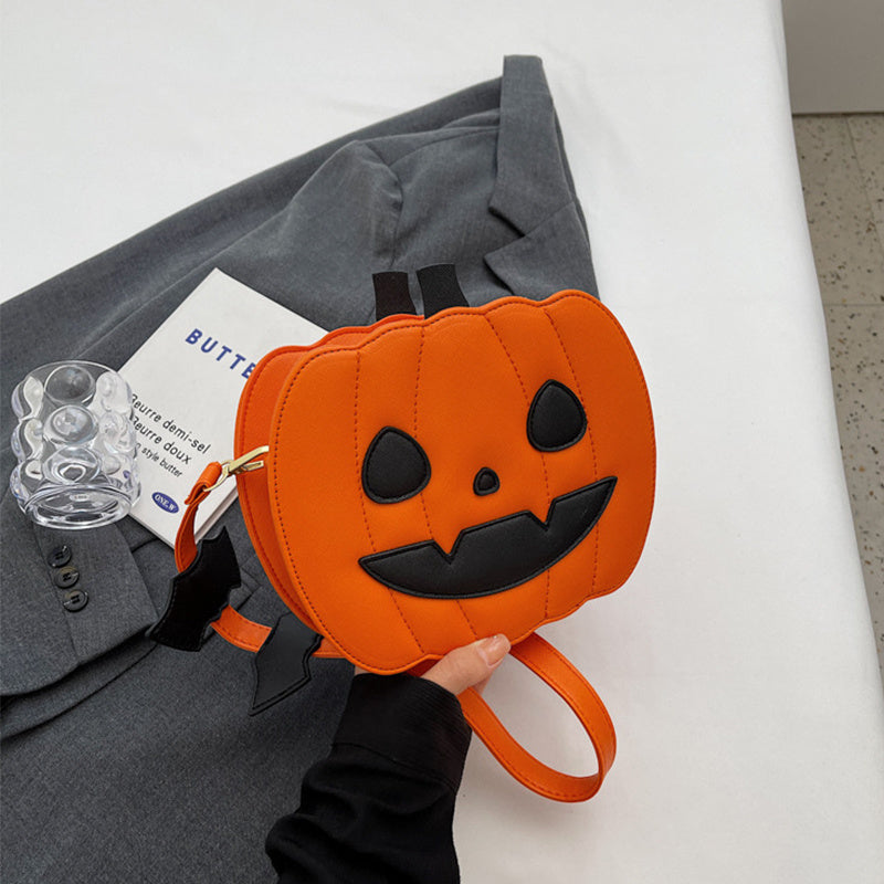 Halloween Pumpkin Cartoon Shoulder Crossbody Bag