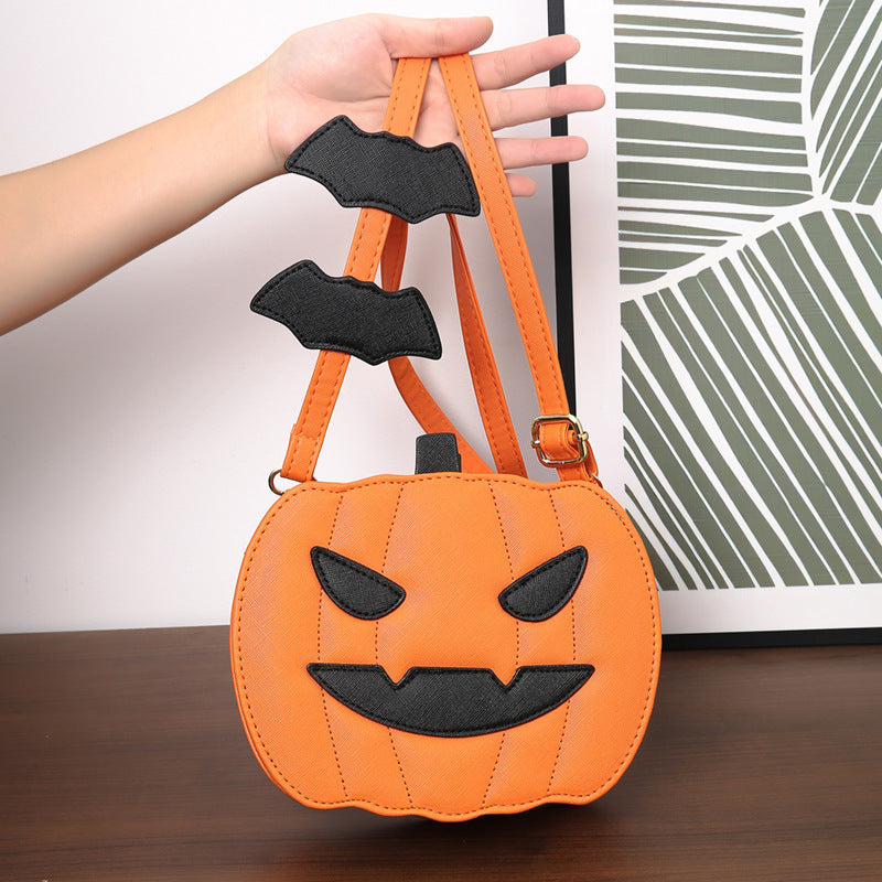 Halloween Pumpkin Cartoon Shoulder Crossbody Bag