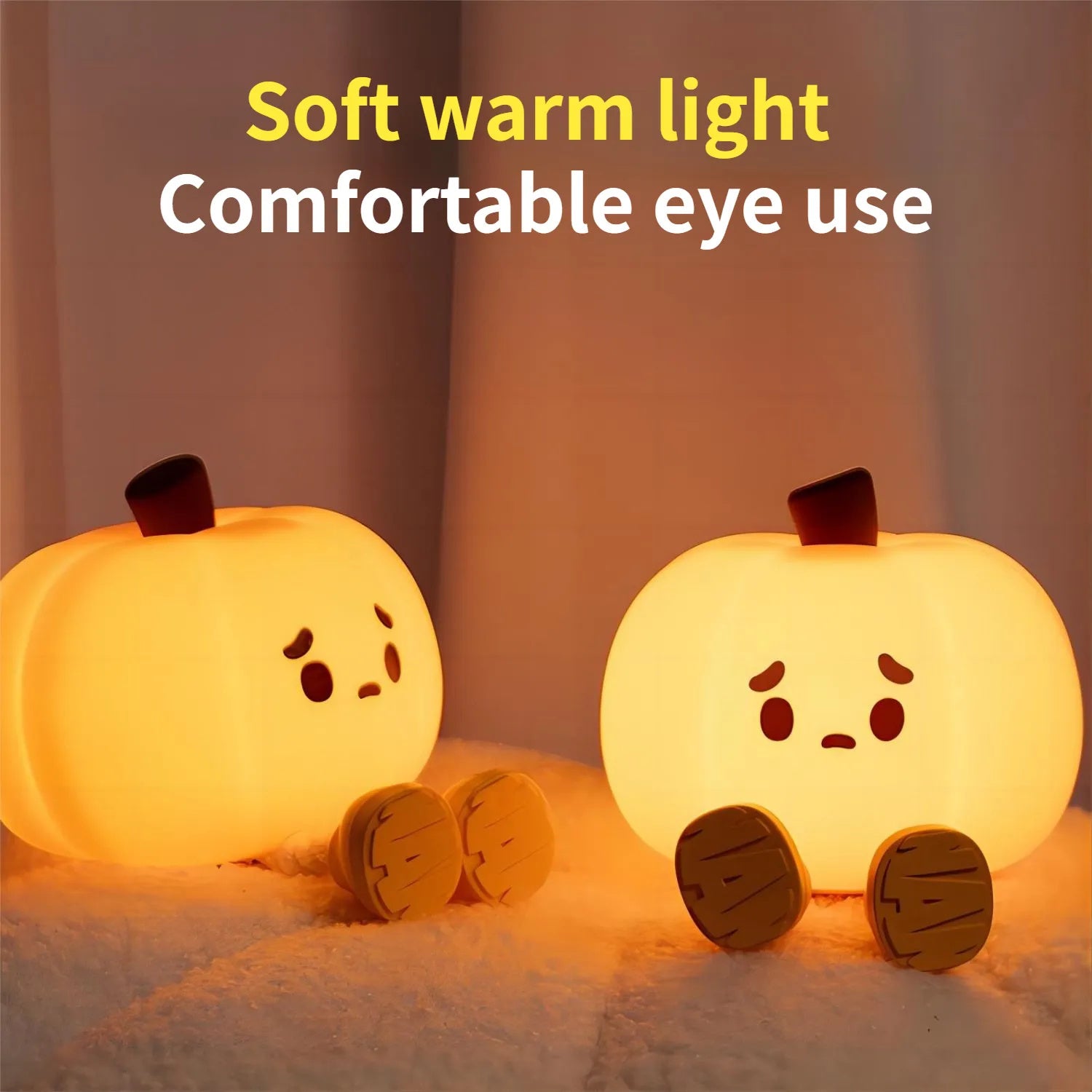 Halloween Pumpkin Rechargeable Night Light