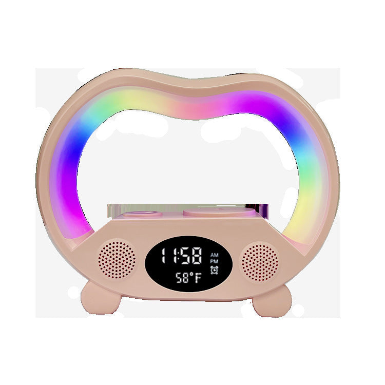 2024 6 In 1 Multi-function Wireless Charger Night Light Bluetooth Speaker