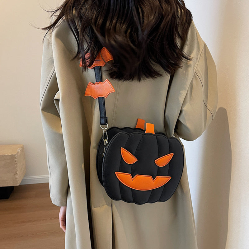 Halloween Pumpkin Cartoon Shoulder Crossbody Bag