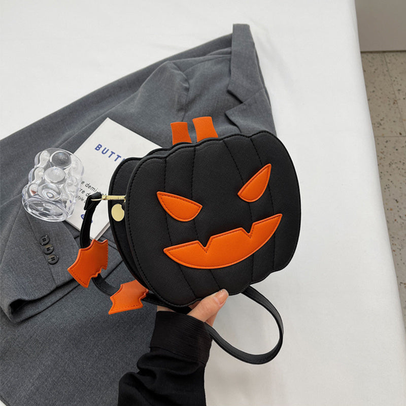 Halloween Pumpkin Cartoon Shoulder Crossbody Bag